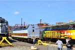  3/4 Rear to Front Shot of NJT 4519, Partial view NJT 4508, partial  view of NJT 4302.